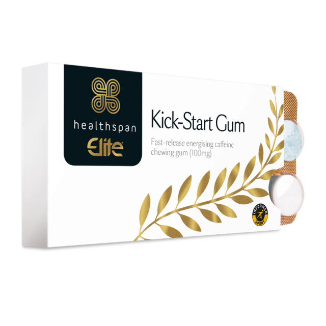 Healthspan Elite Kick-Start Gum 10 gums (1 pakje)