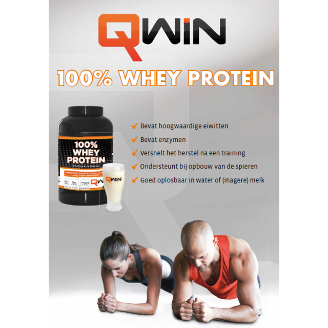 QWIN 100% WHEY A4 Fitness voorkant